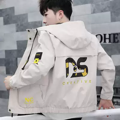 Jacket men 2021 new spring and autumn high school students Korean fashion fashion fashion fashion youth casual handsome jacket