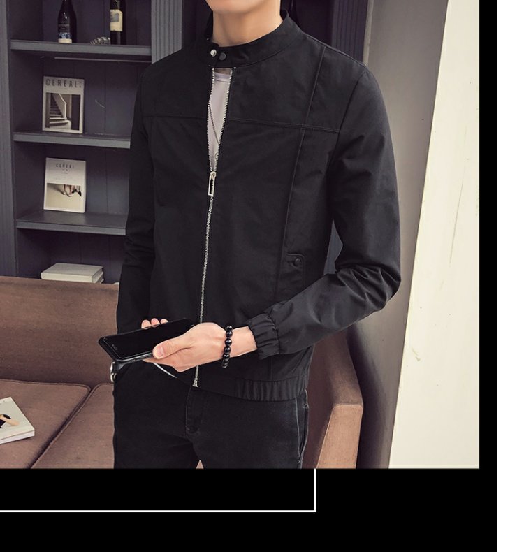 Mùa xuân 2019 áo khoác mới phiên bản Hàn Quốc của Slim youth đẹp trai đồng phục bóng chày giản dị áo khoác nam xu hướng quần áo nam - Đồng phục bóng chày áo khoác thể thao
