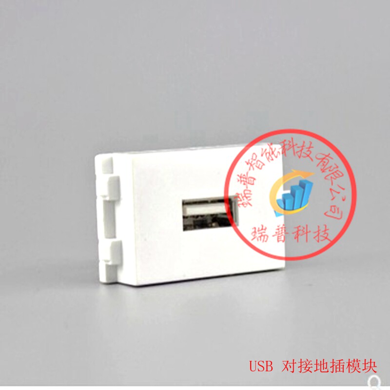 Rep USB Module Butt Straight Plug-in Feature Switch Socket Ground Feature Panel Feature