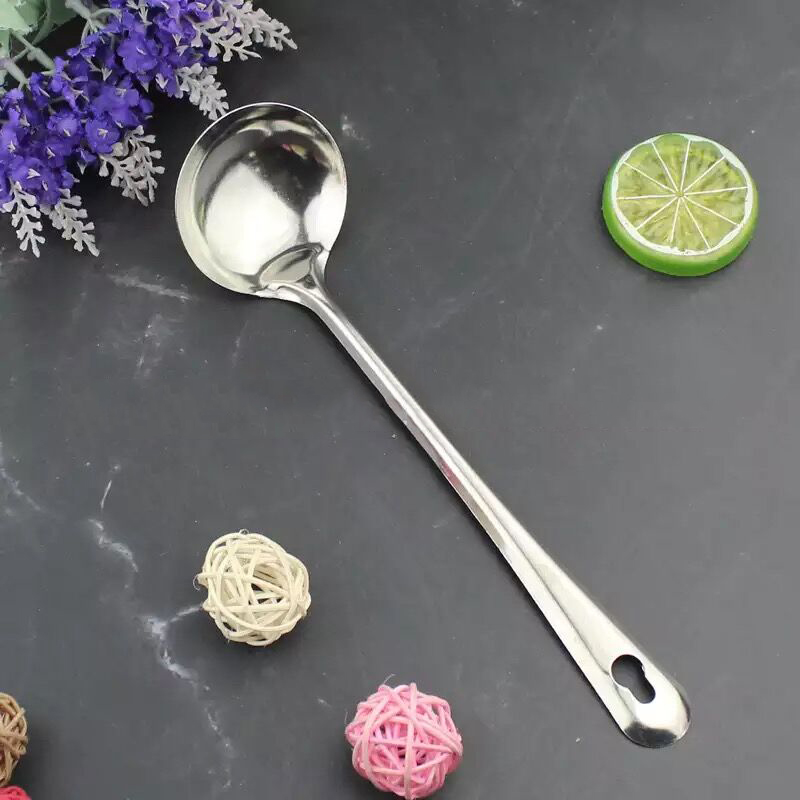 Gift soup spoon stainless steel spoon hot pot with color random does not accept designation