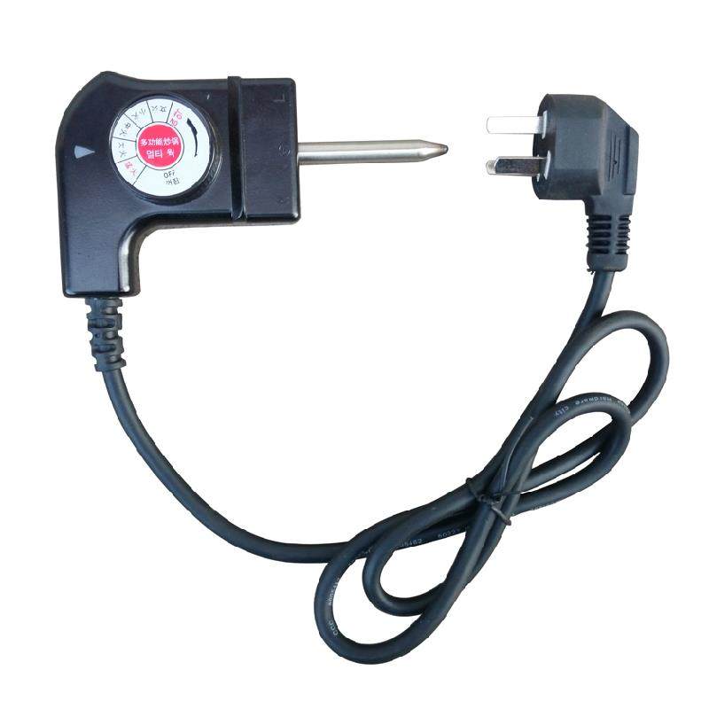 Multi-functional electric hot pot electric hot pot power cord hot pot pot baking pan temperature control line universal three-hole plug photo can be matched