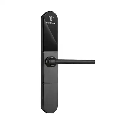 Broken Bridge aluminum narrow frame aluminum alloy door lock apartment hotel door lock access control card reader hotel door lock magnetic card lock induction lock