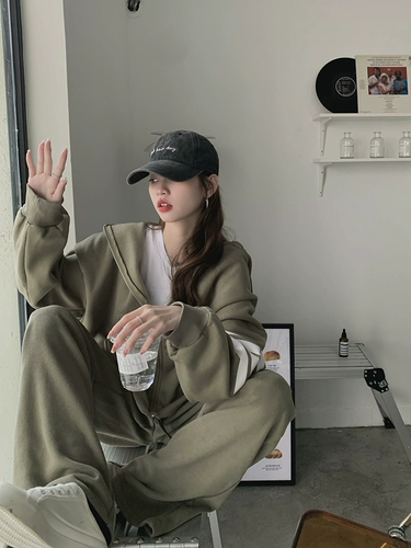 Модный спортивный костюм для школьников, комплект, городской стиль, в корейском стиле