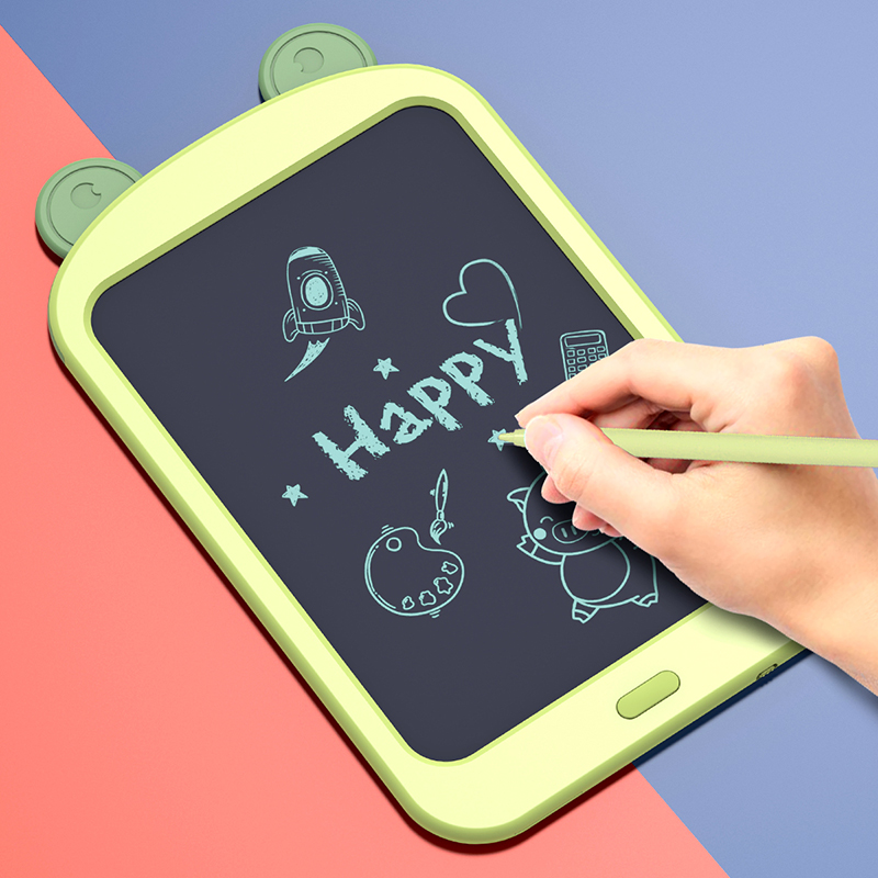 Children Liquid Crystal Drawing Board Handwriting Board Non-Magnetic Pen Light Energy Electronic Small Blackboard Home Graffiti Board Painting Writing Tablet