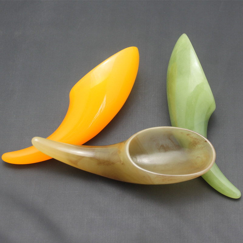 Natural honey horn scraping softene massage of whole body universal neck pull rod face back teaspoon