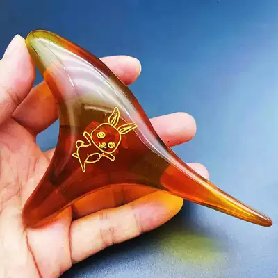 Beeswax extra-large triangle massage Sparrow foot point stick manual foot massage stick scraping bone seam