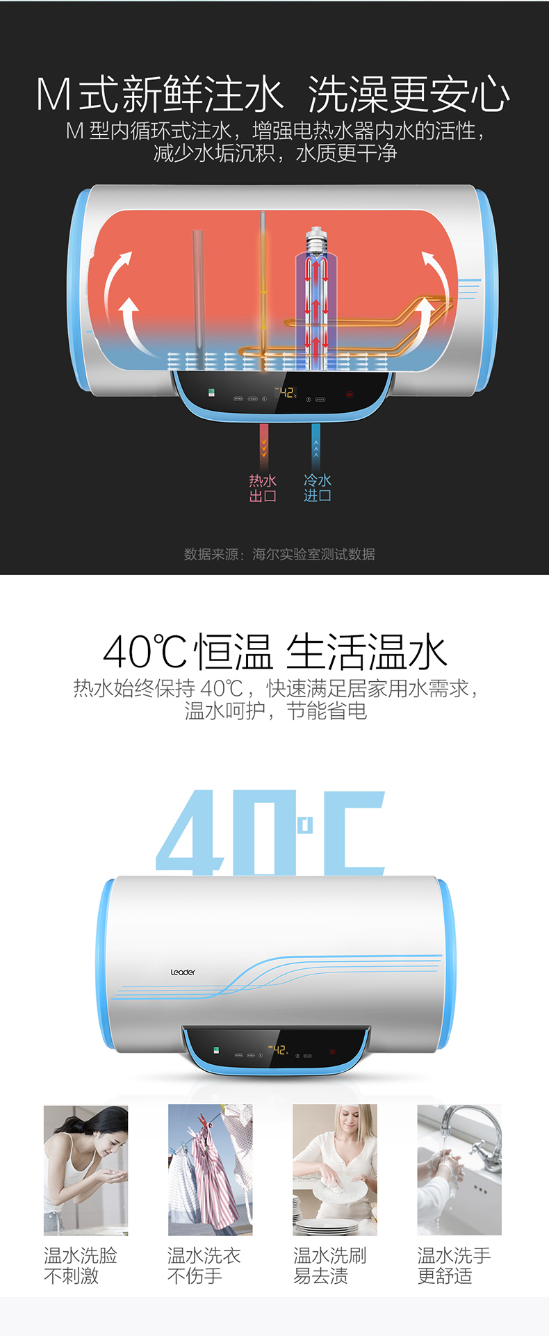 Haier chỉ huy 60 lít nước nóng điện nhà tắm phòng tắm tốc độ lưu trữ nhiệt loại cho thuê phòng tắm nước cung cấp đặc biệt 50L bình nóng lạnh rossi 30l