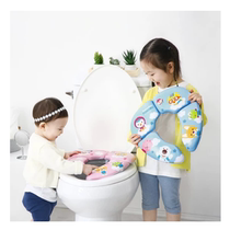 South Korea direct mail pororo baolulu baby childrens toilet out portable folding toilet pad