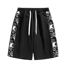 Shorts mens fashion trend American Hong Kong style youth loose and versatile sports and leisure beach basketball five-quarter pants