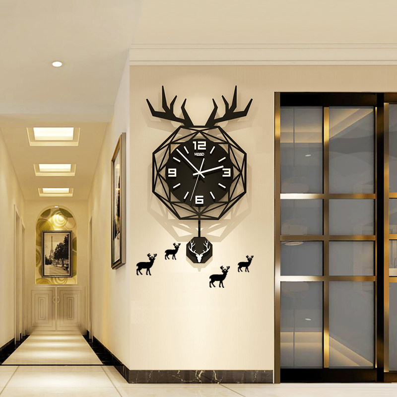 Deer Head Pendant Furnishing Ornament Creative Hanging Wall Brief Modern Living Room Dining Room Background Wall Wall Wall Decoration Wall Hanging