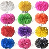 Professional competition cheerleading high-quality flower ball pull-handle festoon ball matt series double-headed flower cheer ball