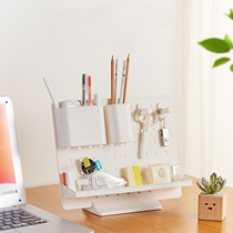 Simple ins Desktop Storage Office learning stationery rack free with pen holder Office learning supplies