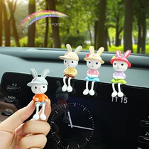 Net red car Ornament Pendulum with creative cute middle control desk Car paparazzi Car decorated supplies Grand total goddess