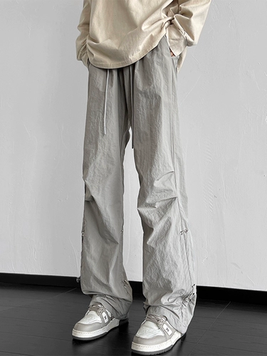 Мужские универсальные штаны, дорожный спортивный атмосферный парашютист, повседневные брюки, США, оверсайз