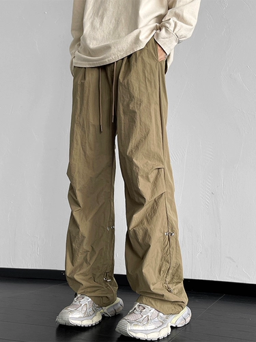 Мужские универсальные штаны, дорожный спортивный атмосферный парашютист, повседневные брюки, США, оверсайз