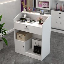 Supermarket cashier counter bar table simple modern clothing store small convenience store beauty salon mother and baby shop front desk