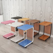 2021 new balcony small tea table edge a few movable sofa side table side table side several bedside small table shelves