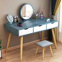 Dressing table simple modern makeup table Net red ins Wind storage cabinet one bedroom girl makeup table small table