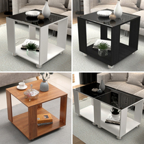Sofa edge a few modern minimalist side cabinets small tea table corner a few small table living-room floating window table-table storage lockers