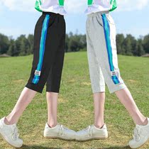 Chrome Anta Goose Girl Pants Summer Thin CUHK Boy Summer Seven Pants Outside Wearing Shorts Summer Clothing Sports Children