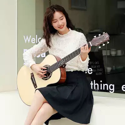 Randon Blue Shield Folk Guitar AS-M Spruce Face Single 36 40 41 inch Electric Box Beginner Advanced