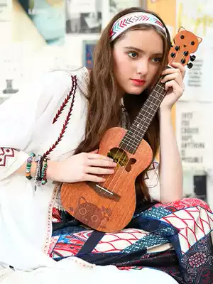 (Mountain guitar) uku ukulele 21 inch 23 inch 26 inch peach blossom core veneer plywood folk guitar