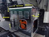 Truck 24v portable generator bracket trailer fixed frame support frame guard against theft and discharge generator shelf