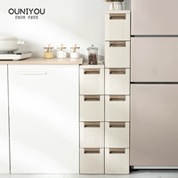 Зазор за зазором шкафа для хранения крышки установите полку, кухонный холодильник настольный шкаф для организации ультра -нородового шкафа