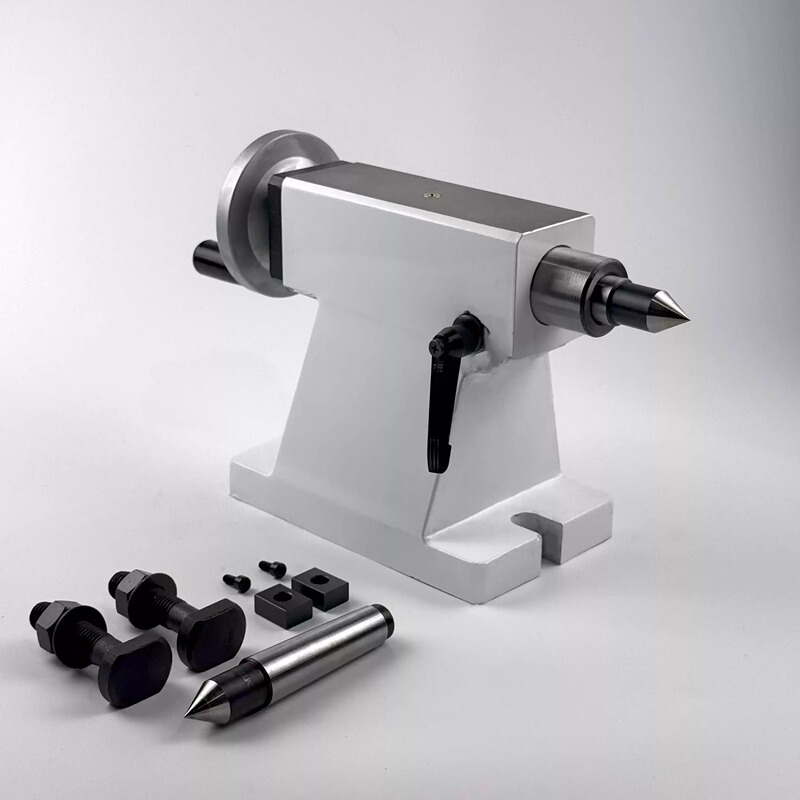 High-Precision Four-Axis Manual Tailstock, Standard Model, Taiwan Quality, Direct Delivery from the Factory High-Precision Four-Axis Manual Tailstock, Standard Model, Taiwan Quality, Direct Delivery from the Factory