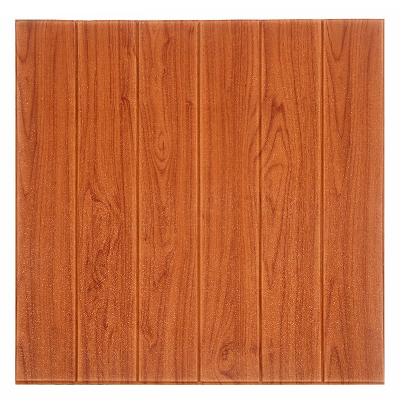 Waterproof and mildew-proof self-adhesive wallpaper imitation wood grain 3D three-dimensional wall stickers dado skirt wall ceiling ceiling wall decoration