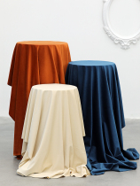 Photography Shooting Writing Real Background Cloth Pituitary Pure Color Suede Cloth Home Long Table Tablecu Jewelery Counter Show Cloth