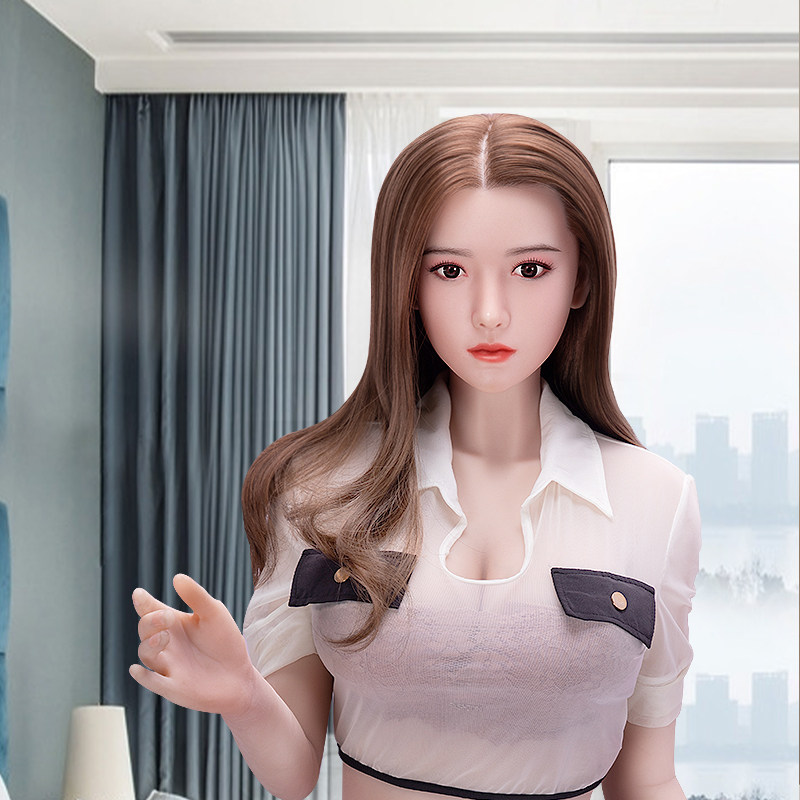 Entity doll male inflatable doll real-life adult model can be inserted into sexy girlfriend silicone doll