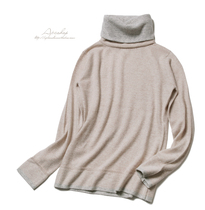 APC21 cashmere selection method niche autumn and winter velvet tip new fine woven slim high collar color color pullover cashmere sweater