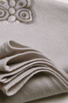 APCSHOP custom selection Italian niche design pure wool ladies warm knit print collar collar