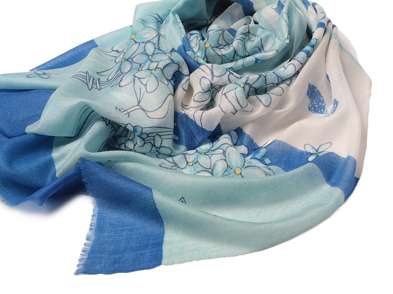 Foulard pour Femme en Cachemire - Ref 3159885 Image 8