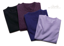 APCSHOP spring lean custom Italian CASHMERE velvet tip solid color basic pullover short sleeve CASHMERE sweater