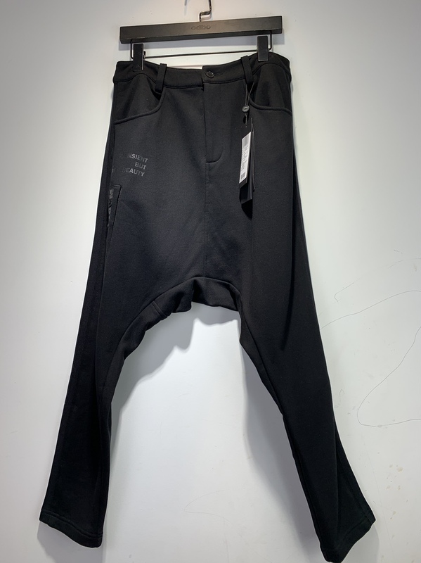 In-Stock Odbo Opel Women's Autumn and Winter Thick Casual Versatile Embroidered Letter Drop-Crotch Long Pants for Women