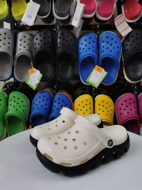 Giày đi biển Crocs giày nam Crocs thể thao Dieter lỗ đôi mẫu đế dày dép quai hậu 11991