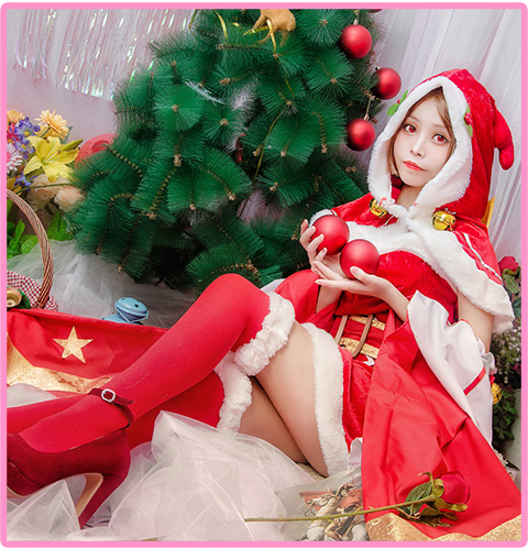 Vua vinh quang 貂蝉 COS quần áo Giáng sinh tình yêu bài hát cosplay trang phục nữ anime game show quần áo đầy đủ - Cosplay đồ ngủ cosplay thỏ