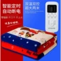 chăn điện đơn đôi kiểm soát kép điều chỉnh nhiệt tăng 1,8 m 2 không an toàn bức xạ thông minh timed ba giường điện - Chăn điện chăn điện xiaomi xiaoda