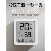 Omron official flagship electronic temperature and humidity meter home indoor high-precision refrigerator digital display strap time temperature