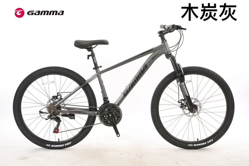 Gamma 21-Speed Mountain Bike High Carbon Steel Frame Men's and Women's Youth Bicycle
