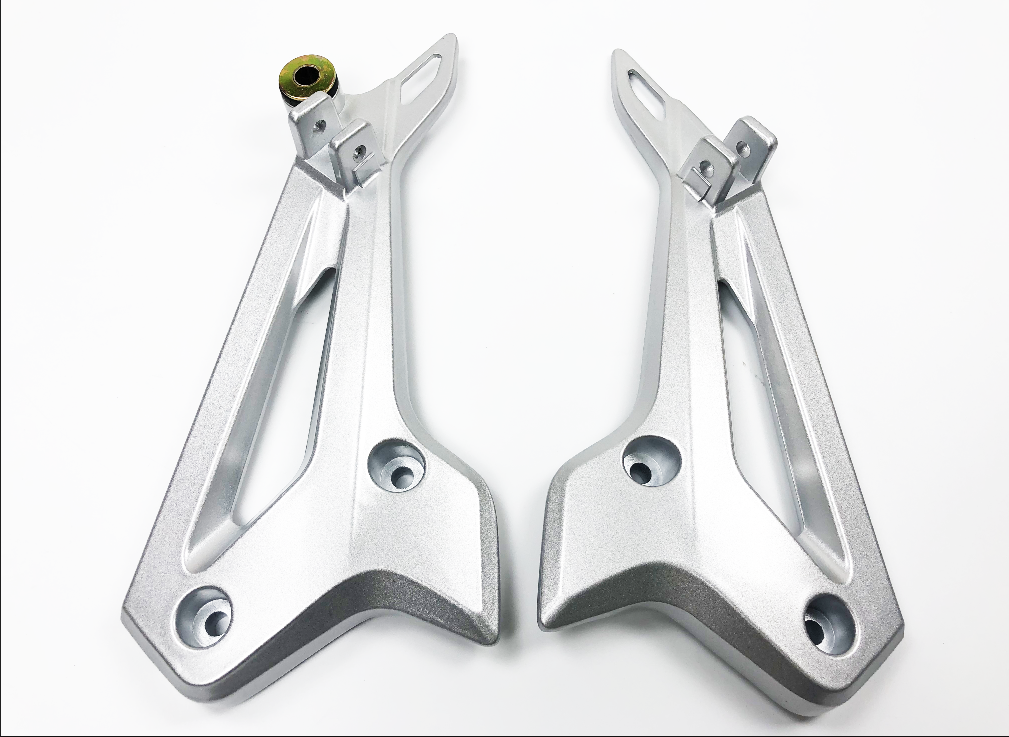 Haujiang Haute Leopard Motorcycle HJ125-17 Surging HB150-9A foot pedal exhaust pipe bracket trampled on foot rest-Taobao