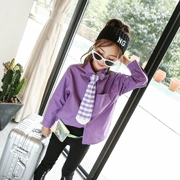 Áo sơ mi nữ tay dài Mimi trái cây 2018 mới giản dị thời trang áo sơ mi mùa thu áo sơ mi cổ lọ phiên bản Hàn Quốc