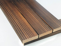 Anticorrosive wood carbonized wood solid wood floor Douglas pine wood board grape frame door head suspended ceiling wall board wood square log