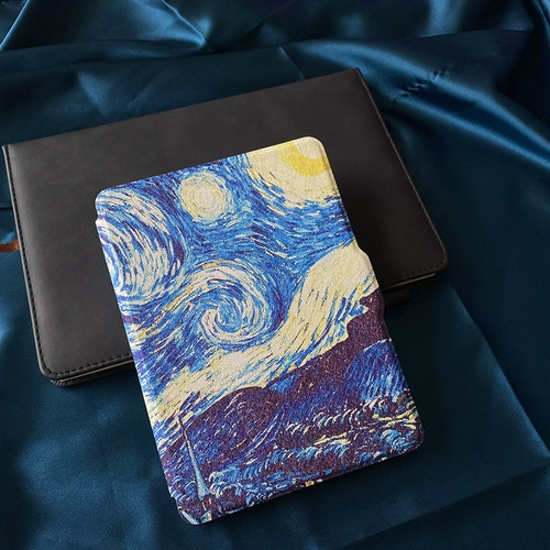 Van Gogh Series Kindle Dermanne Protective Cover Paperwhite5/4/3/2 Молодежная версия 499 Кожаный чехол OASIS2/3
