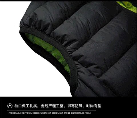 Áo vest cotton tùy chỉnh in logo nam và nữ vest qua vai áo liền quần mùa đông dày vest các kiểu áo ghi lê nam