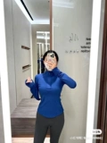 Теперь Lululemon приобретает Ventscape с длинным рукавом с половиной молнии йоги тонкий рукав