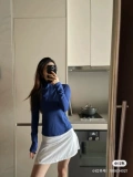 Теперь Lululemon приобретает Ventscape с длинным рукавом с половиной молнии йоги тонкий рукав