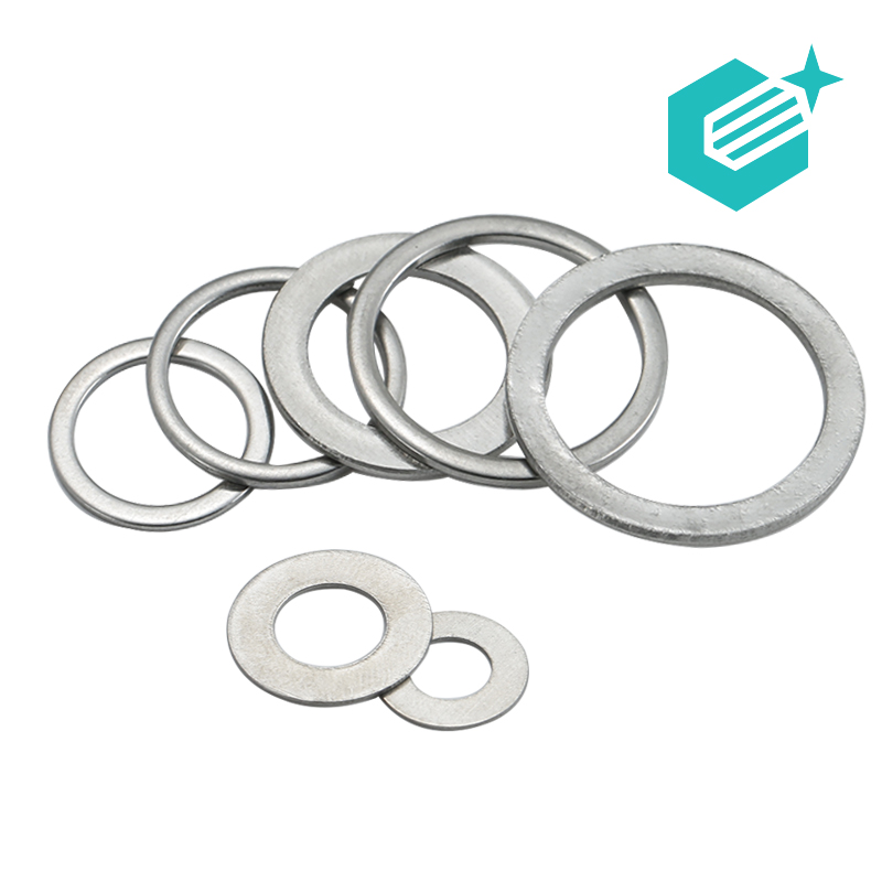 201 stainless steel thin small flat washer thickened and widened large flat washer screw meson M3M4M5M6M8M10M12